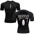Men'S Summer Fitness Gym Sports Running T-Shirt Hot Selling Anime Jujutsu Kaisen Gojo Satoru Compression Shirt Short Sleeve